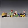 Image 1 : 4pc Occupied Japan Porcelain Toothpick Holders
