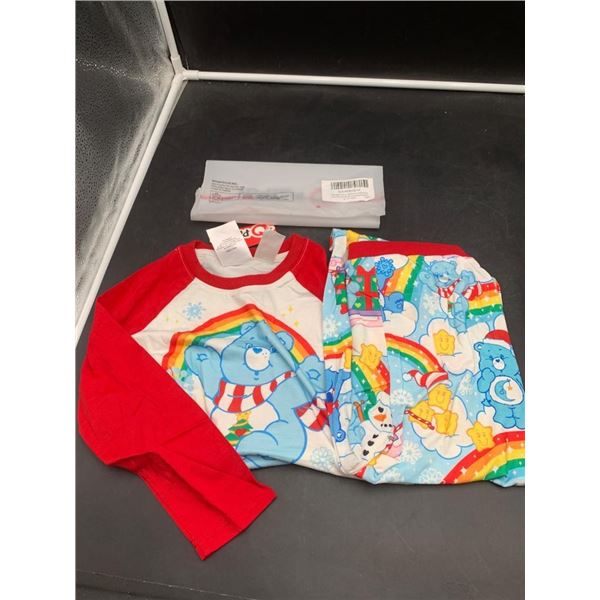 PatPat Care Bears Christmas Pajama Set, Size 4-5Y