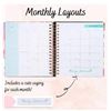 Image 1 : Votum 18-Month Planner July 2024 to December 2025 with Sticker Sheets