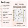 Image 2 : Votum 18-Month Planner July 2024 to December 2025 with Sticker Sheets