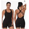 Image 1 : Sunzel Women’s Backless Romper, Scrunch Butt Shorts Seamless Jumpsuits Bodycon, Workout Uni