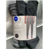 Image 1 : Lole Men’s Lounge Pants, Size L/G, 2-Pack, Gray and Black