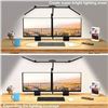 Image 1 : Micomlan Led Desk Lamp with Clamp, Architect Desk Lamp for Home Office with Atmosphere Lighting, 24W