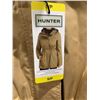 Image 2 : Hunter Women’s Hooded Beige Rain Jacket Size Small/Medium