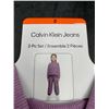 Image 2 : Calvin Klein Jeans Girls 2-Piece Set in Purple, Size 2