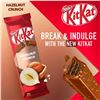 Image 1 : Lot of 7 KitKat Hazelnut Crunch Chocolate Bars, 120g Each