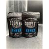 Image 1 : Cooper’s Cask Coffee Kenya 4 oz Bags of Ground Coffee – Lot of 2