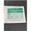 Image 2 : Lot of Individual Alcohol Wipes, 70 Percent Isopropyl Alcohol, 5 x 7 Size
