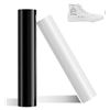 Image 1 : Sileelis Heat Transfer Vinyl Iron on Vinyl-Black and White HTV Vinyl Two Rolls, 12” X 15FT 