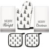 Image 1 : Tree Themed 5 Pc Kitchen Set