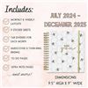 Image 2 : Votum 18-Month Day Planner with 3 Sticker Sheets, July 2024 to December 2025