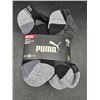 Image 2 : Puma Repreve Low-Cut Socks, 12 Pairs, Size 6-12, Gray and Black