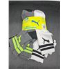 Image 3 : 10 Pair Puma DryCell Crew Socks Set with Assorted Styles and Colors – Youth Size 4-9.5