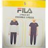 Image 2 : Fila 3-Piece Set – Hoodie, Pants, and T-Shirt – Size 5