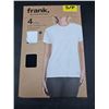 Image 1 : Frank And Oak Ladies’ Crew Neck T-Shirt 4-Pack, Size Small/ Petite