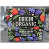 Image 2 : Origin Organic Triple Berry Sparkling Water – 6 x 355mL Cans