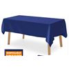 Image 1 : Norzee 16-Pack Plastic Table Cover, Blue Rectangle, 54 x 108 Inches