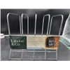 Image 2 : Landon & Co. Chrome-Plated Pot Lid Organizer Rack