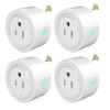 Image 1 : WP3 Voice Control Smart Plug 2×2-Pack Compatible With Google Assistant and Alexa
