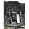 Image 1 : Massage Gun With Interchangeable Attachments and Carrying Case