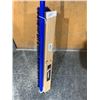 Image 2 : 24-Inch Heavy-Duty Floor Push Broom With Blue Bristles