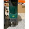 Image 3 : Yardworks Electric Garden Shredder Model 060-3803-0 With Two Wheels