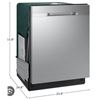 Image 1 : Samsung Model DW80DG6200SR Stainless Steel Dishwasher