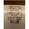 Image 3 : Plain Non Imprime Brown Paper Bag with RGI 1271705000 Marking, 1/6 Barrel, Made in Canada