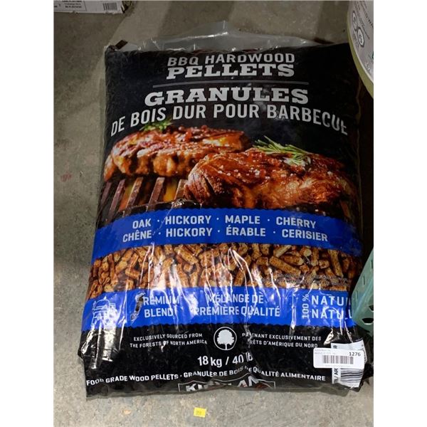 BBQ Hardwood Pellets, 18 kg (40 lb), Oak, Hickory, Maple, Cherry Blend