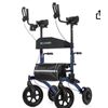 Image 1 : Elenker Upright Rollator Walker Model HFK-9236T2, Color Blue
