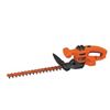 Image 1 : Black+Decker 16-Inch Corded Hedge Trimmer Model BEHT100