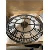 Image 2 : Roman Numeral Wall Clock, Model X0031UB8SZ