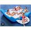 Image 1 : Tobin Sports Pacific Lounge Island Inflatable Float, 2.36m x 2.31m x 71cm