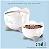 Image 1 : Catit Pixi Cat Drinking Fountain and Elevated Feeding Dish Set