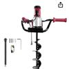 Image 1 : JACKCHEN 1500W Electric Post-Hole Digger with 6-Inch Auger Bit, Earth Auger Drill, Auger Bit Earth A