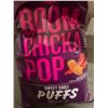 Image 2 : Boom Chicka Pop Sweet Chili Puffs, 12 Bags, 170g Each