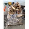 Image 3 : Pallet of Firewood Bundles for Heating or Camping