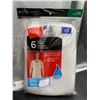 Image 1 : Hanes 6-Pack Tagless Tanks L/G (Large) Soft & Breathable, White