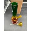 Image 2 : Glass Water Pipe With Gradient Coloring and Detachable Bowl