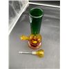 Image 3 : Glass Water Pipe With Gradient Coloring and Detachable Bowl