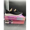Image 1 : Skechers Women’s Slip-On Black Shoes Size 8 With Memory Foam