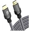 Image 1 : ELUTENG 8K HDMI 2.1 Cable 48Gbps Ultra High Speed HDMI to HDMI Cable Gold Plated HD Video Cable Conn