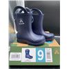 Image 1 : Kamik EK6002 Navy Rain Childrens Boots Size 9