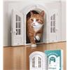 Image 1 : Libbepet Interior Cat Door With French Bi-Fold Design
