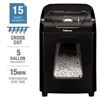 Image 1 : Fellowes Powershred 1500C 15-Sheet Cross-Cut Shredder