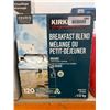 Image 1 : Kirkland Signature Breakfast Blend Organic Coffee 1.12 kg Light Roast