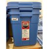 Image 2 : Rubbermaid Roughneck Blue Storage Bin 14-Gallon Capacity