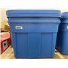 Image 3 : Rubbermaid Roughneck Blue Storage Bin 14-Gallon Capacity
