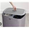 Image 1 : Joseph Joseph Totta 90-Liter Split Lid Laundry Basket for Easy Emptying