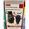 Image 1 : Karbon M-M Heated Sports Gloves With Leather Palm, Thumb & Index